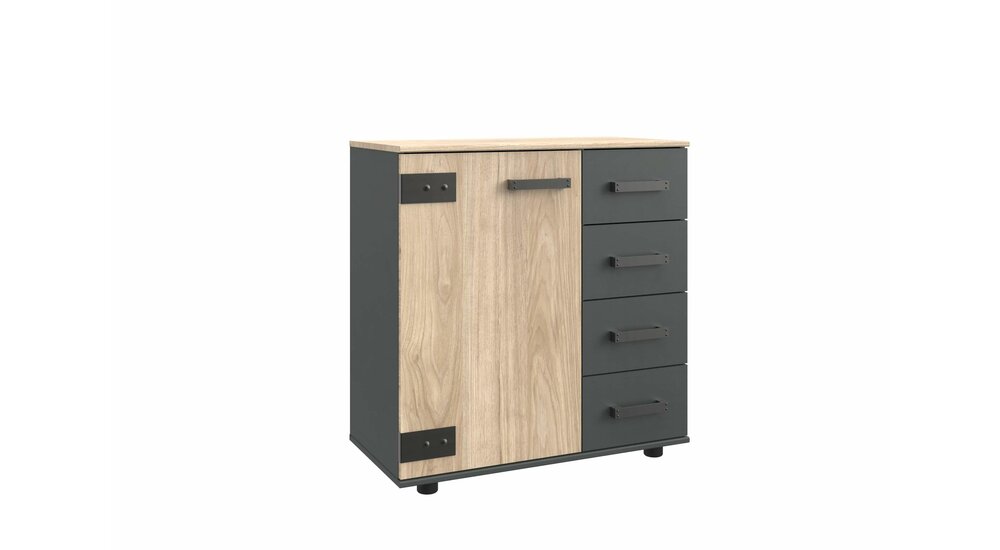 Stylefy Madrid Commode I Sapin noble Graphite