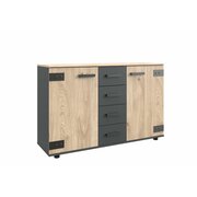 Stylefy Madrid Commode II Sapin noble Graphite