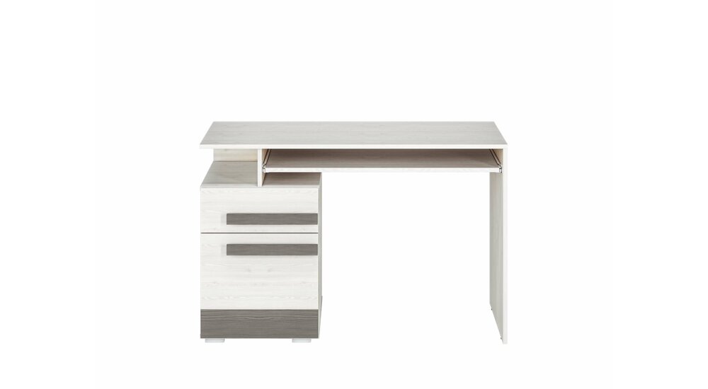 Stylefy Keno Table de bureau Pin des neiges Nouveau gris