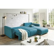 Stylefy Gusto Canapé dangle Turquoise Droite avec
