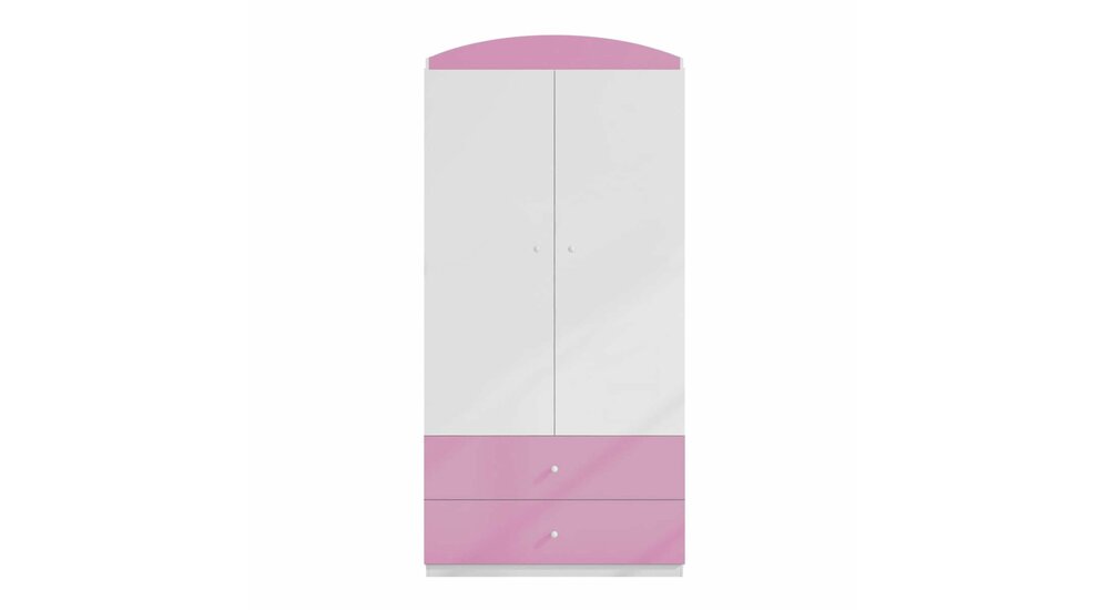 Stylefy Dreams Armoire-penderie Blanc Rose