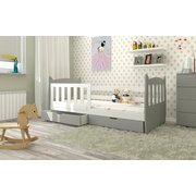Stylefy Mabo Lit simple Blanc Gris