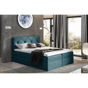 Stylefy Arian Lit boxspring 160x200 cm Turquoise