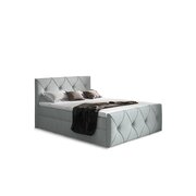 Stylefy Arian Lux Lit boxspring 120x200 cm Gris