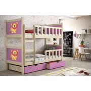 Stylefy Zoo I Lit superposé Pin Rose