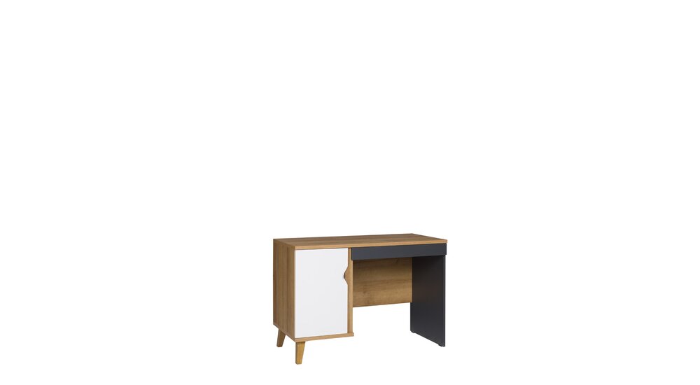 Stylefy Antares Table de bureau Chêne Wotan Graphite