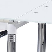 Stylefy L31 Table salle a manger Verre Blanc
