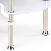 Stylefy Medea Table basse 45x50x90 cm Chene Blanc