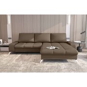 Stylefy Damian Canapé dangle Cuir synthétique MADRYT Taupe Droite avec