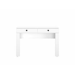 Stylefy Nele Table de bureau Blanc mat