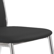 Stylefy K3 Chaise rembourrée Noire 98x44x49 cm