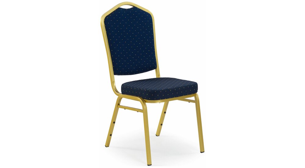 Stylefy K66 Chaise de salle a manger Bleue 93x45x48
