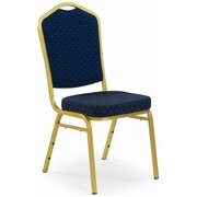Stylefy K66 Chaise de salle a manger Bleue 93x45x48
