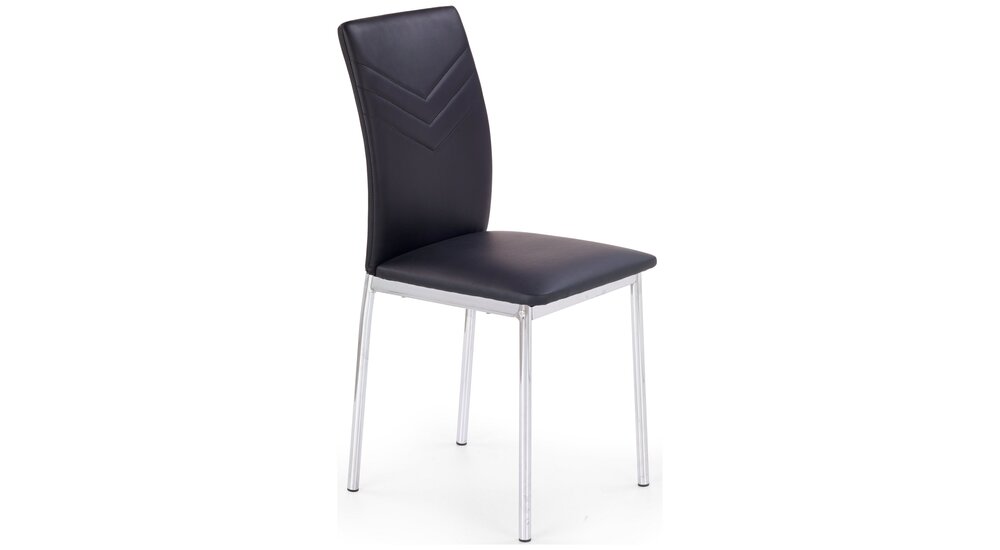Stylefy K137 Chaise rembourrée Noire 92x43x49 cm