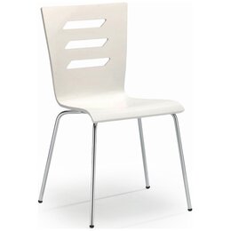 Stylefy K155 Chaise de salle a manger Blanc