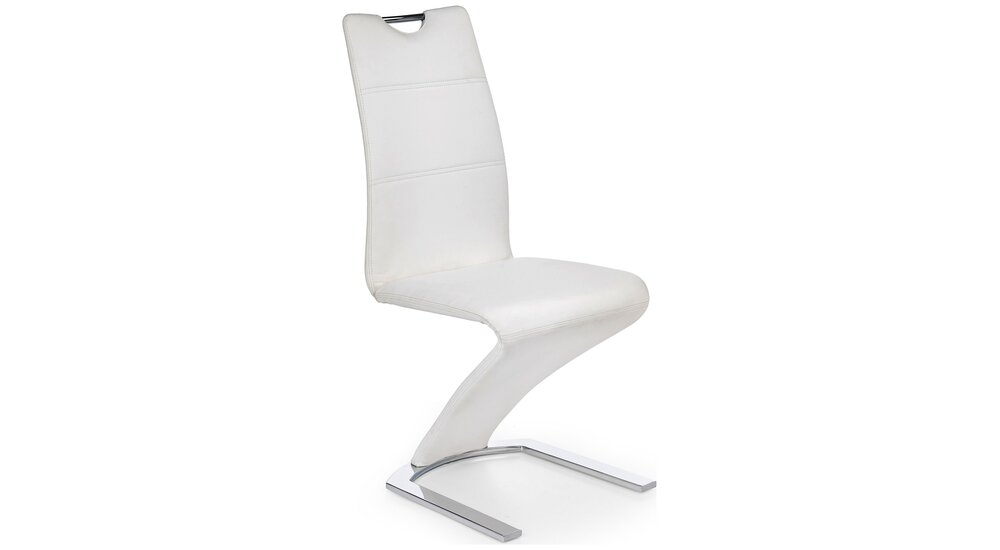Stylefy K188 Chaise de salle à manger Blanc 101x45x63