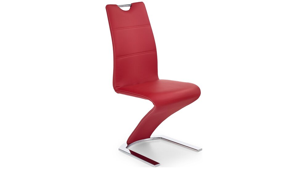 Stylefy K188 Chaise de salle à manger Rouge 101x45x63