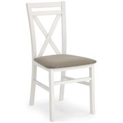 Stylefy Chaise en bois massif Dariusz Blanc 90x45x43