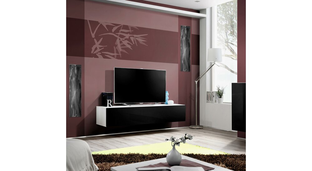 Stylefy FLI T30 Meuble TV 30x160x40 cm
