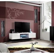 Stylefy FLI T33 Meuble TV 30x160x40 cm Blanc