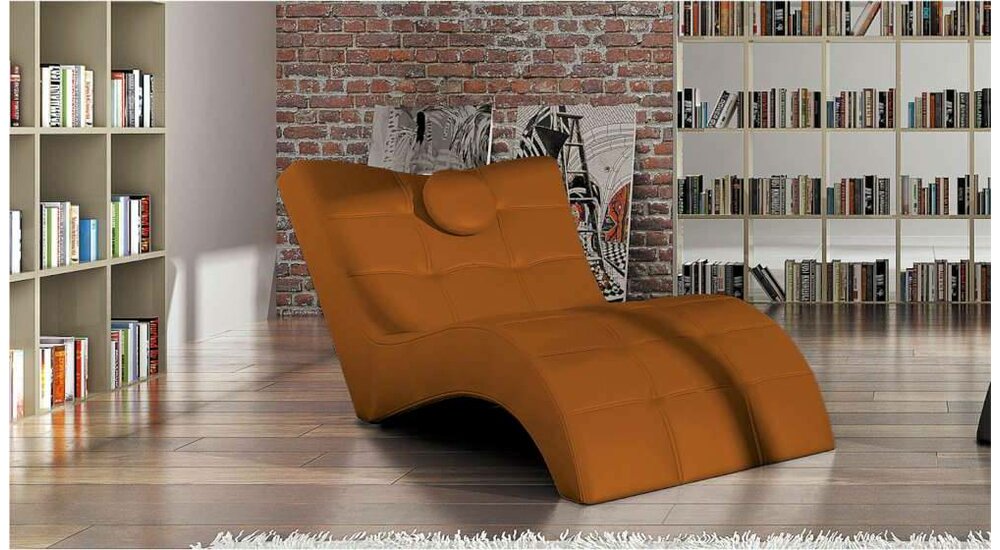 Stylefy Londres Fauteuil relax 68x170x85 cm Orange