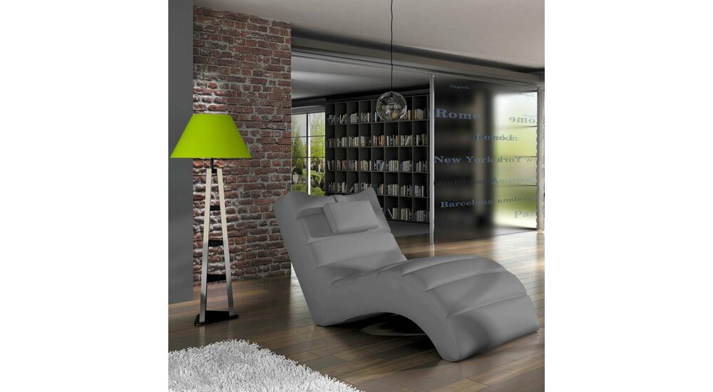 Stylefy LOS ANGELES Fauteuil relax Gris