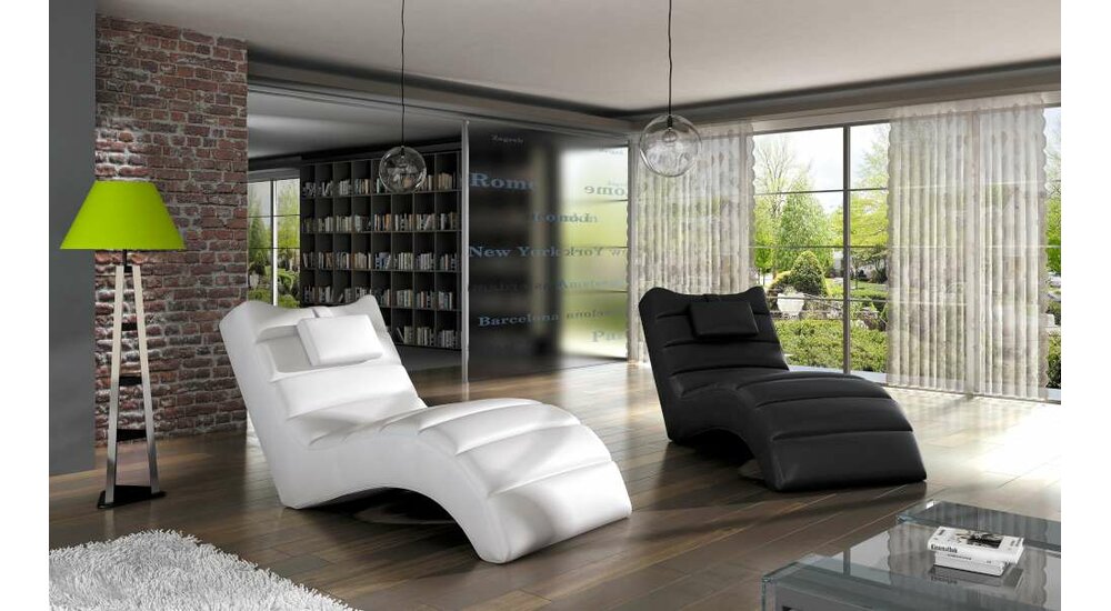 Stylefy LOS ANGELES Fauteuil relax Noir