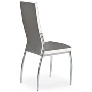 Stylefy K210 Chaise rembourrée Gris Blanc