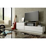 Stylefy Sagmi III Meuble TV 180  Blanc | Chene Sonoma