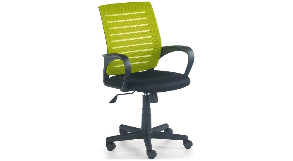 Stylefy Santana Chaise de bureau Noir | Vert