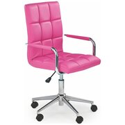 Stylefy Gonzo II Chaise de bureau 98-110x53x46 Rose Chrome