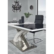 Stylefy Sandor II Table de salle a manger extensible 75x90x160-220 cm