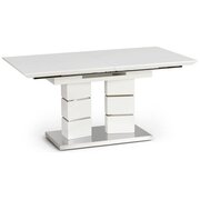 Stylefy Lord Table de salle a manger extensible 160-200x90x75 cm Blanc