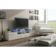 Stylefy Evoro Meuble TV Lowboard 194 cm Blanc