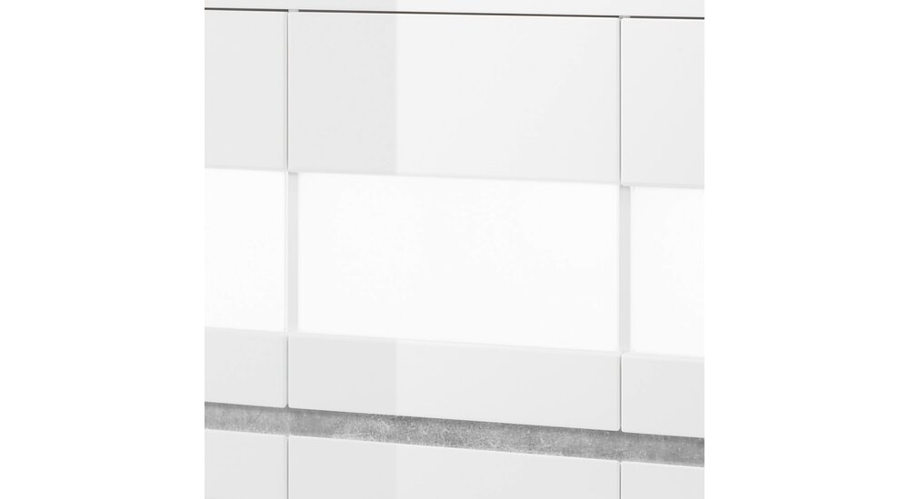 Stylefy Edelstein Buffet Blanc mat | Blanc brillant