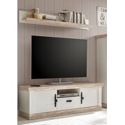 Stylefy Samwell meuble TV Pin Blanc | Pin