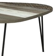 Stylefy Adesso Table dappoint Gris Noir Acacia