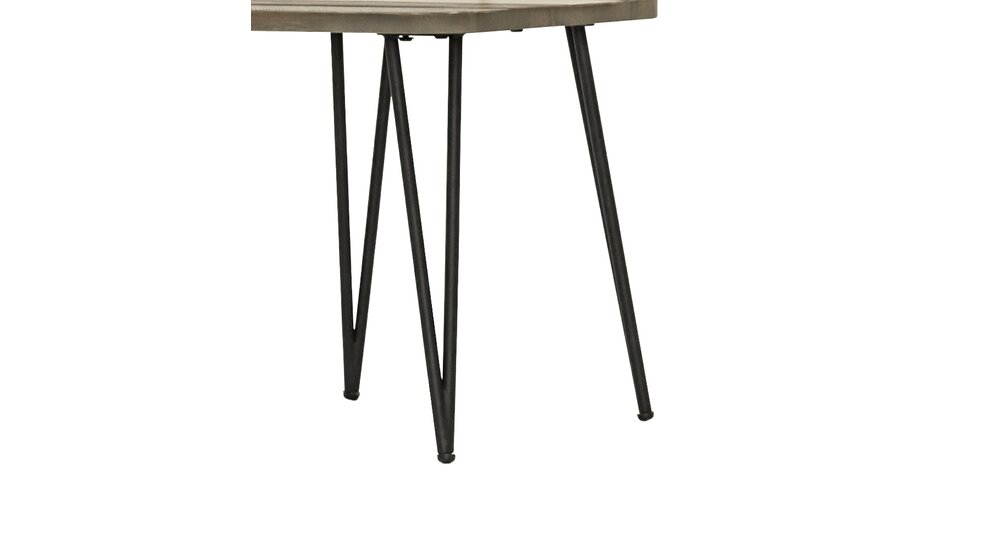 Stylefy Adesso Table dappoint Gris Noir Acacia