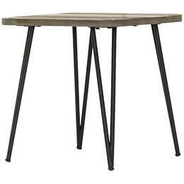 Stylefy Adesso Table d'appoint Gris Noir Acacia
