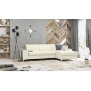Stylefy Lino Canapé dangle Beige Cuir synthétique