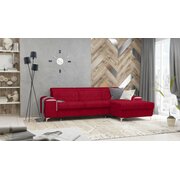 Stylefy Lino Canapé dangle Rouge Velours