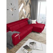 Stylefy Lino Canapé dangle Rouge Velours
