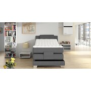 Stylefy Wave Lit boxspring Taupe 100x200 cm