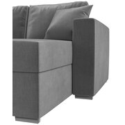 Stylefy Rubicon Canape panoramique Gris Velours