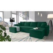 Stylefy Rubicon Canape panoramique Vert Velours