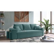 Stylefy Funes Canapé Turquoise Velour