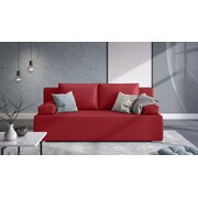 Stylefy Grana Canapé Rouge Cuir synthétique