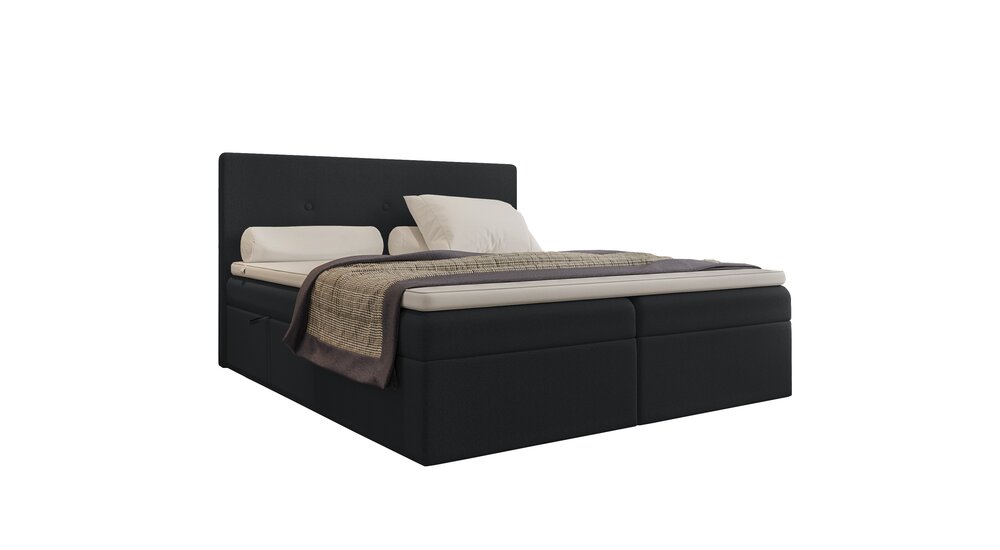 Stylefy Largetti Lit boxspring 200x200 cm Anthracite