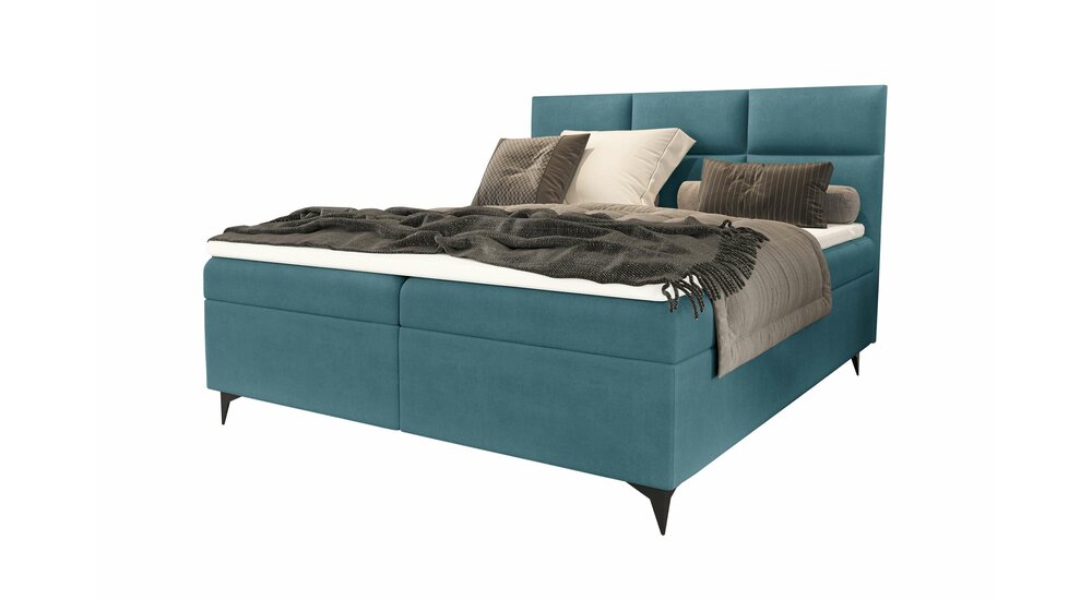 Stylefy Libretto Lit boxspring 140x200 cm Turquoise