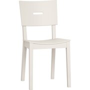 Stylefy Simplica I Chaise en bois Blanc
